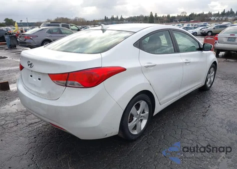 2013 Hyundai Elantra Gls из США, поврежденный, VIN 5NPDH4AEXDH438979